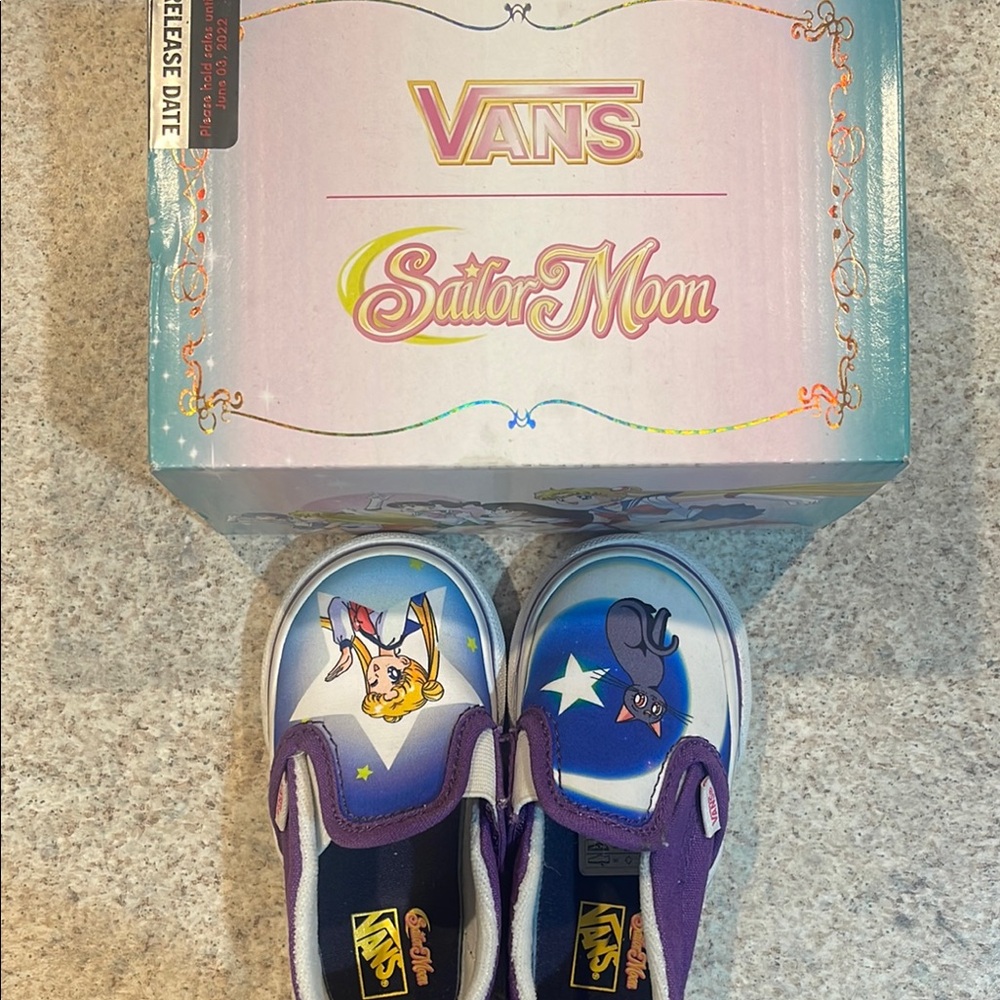 Limited Edition Vans Sailor Moon Kids' Shoes Sz 5.0